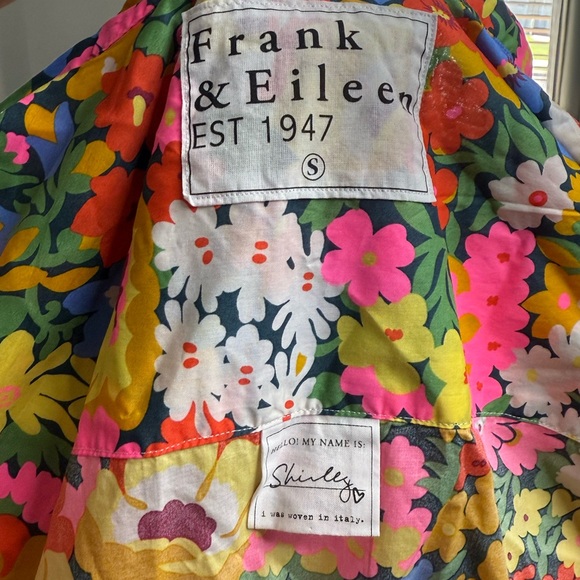 FRANK & EILEEN Floral Multicolor Women's Top - Picture 9 of 11